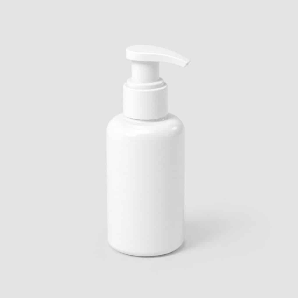 Flacon pompe blanc du soin concentré anti-rougeurs SPF