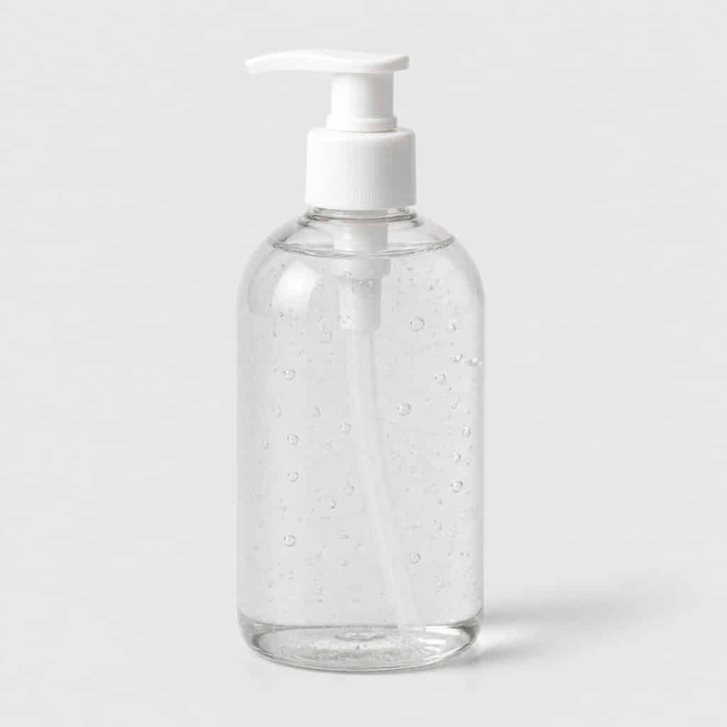 Flacon pompe de gel moussant purifiant pour peau à imperfections