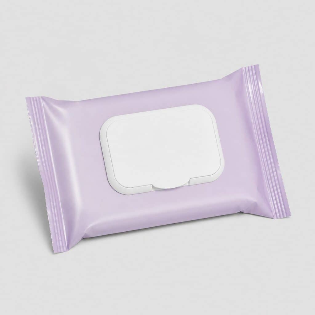 Paquet de lingettes de toilette intime au pH adapté