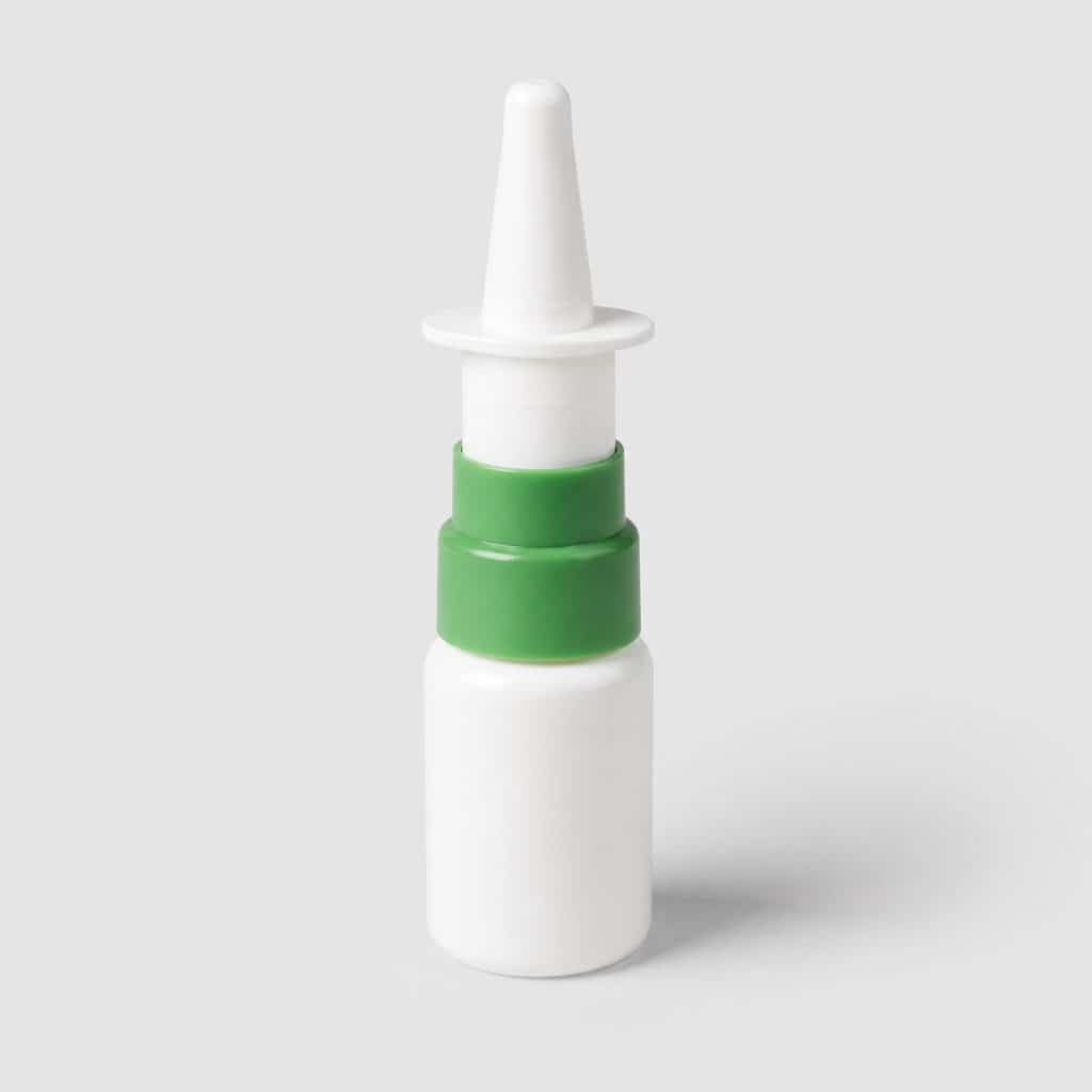 Petit flacon de spray nasal bio, format nomade 15 ml